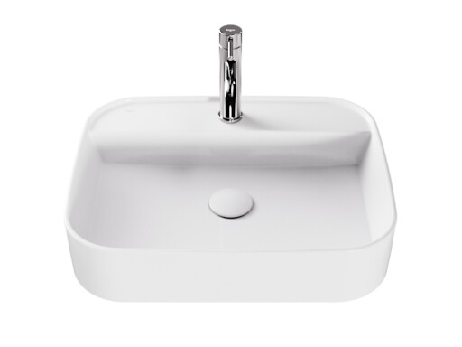 Lavoar Besco Assos Cera-Line 50x40cm  fara preaplin  alb