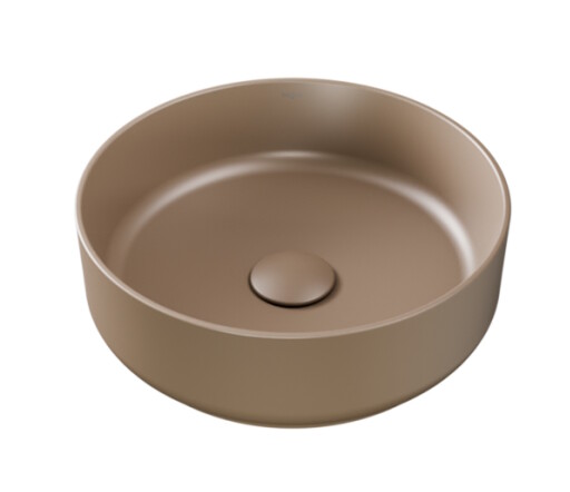 Lavoar tip bol Besco Clea Cera-Line d 34.5cm  fara orificiu baterie  fara preaplin  moka mat