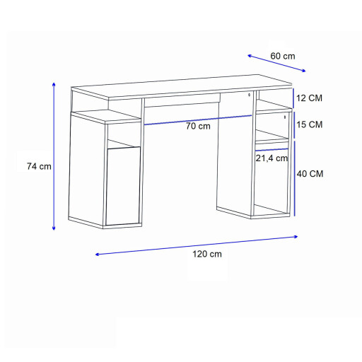 Set scaun de bar (2 bucăți), Hanah Home, Rubi, Tigla Roșu/Negru