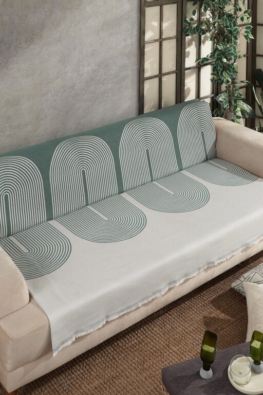 Cuvertura de pat, L&#039;essentiel Maison, Esta, Verde