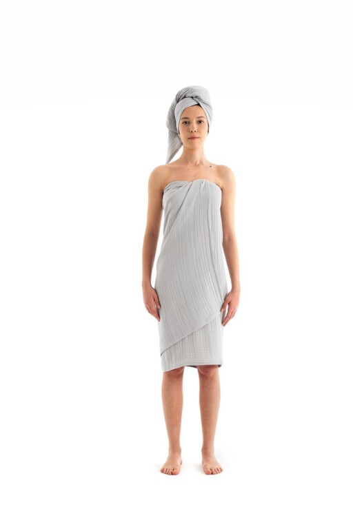 Set prosoape, L&#039;essentiel Maison, Muslin, Gri