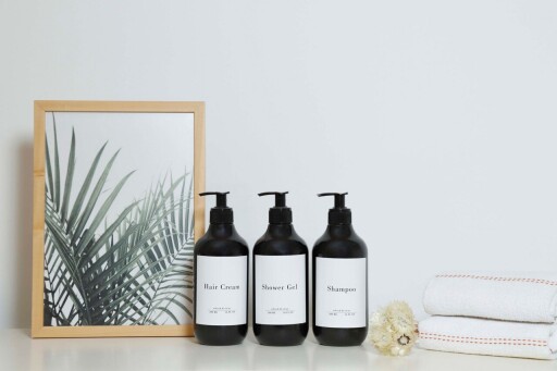 Set dozator de sapun, L&#039;essentiel Maison, Trovesd1, Negru