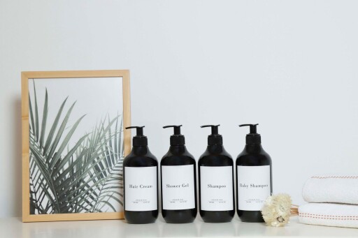 Set dozator de sapun, L&#039;essentiel Maison, Trovesd2, Negru