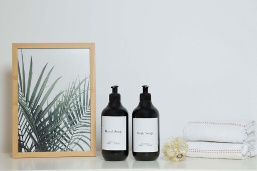 Set dozator de sapun, L&#039;essentiel Maison, Trovess1, Negru