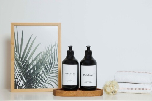 Set dozator de sapun, L&#039;essentiel Maison, Trovess2, Negru