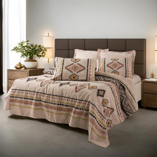 Cuvertura pique Single, L&#039;essentiel Maison, Felix, Caramiziu