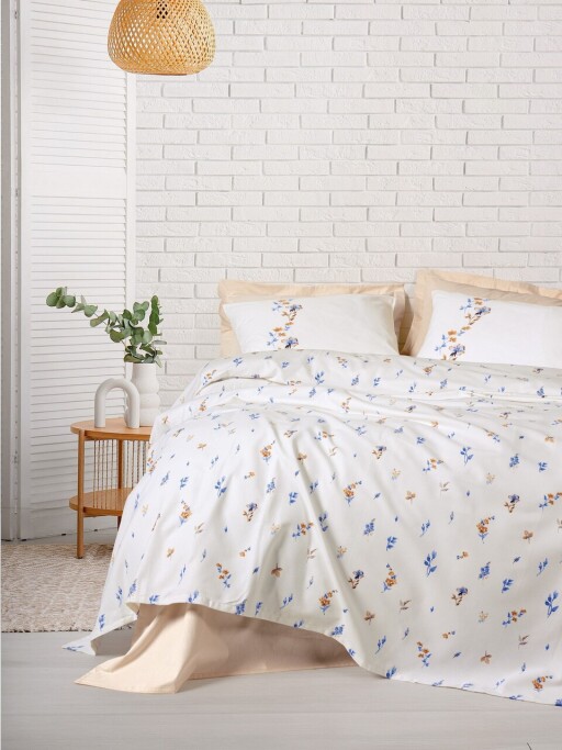 Set cuvertura pique dubla, L&#039;essentiel Maison, Feliz, Roz somon