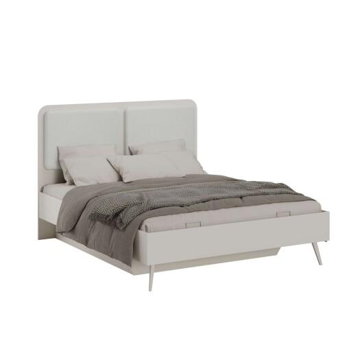 Pat dublu, Adore, Milano, 166x120x205 cm, PAL, Bej