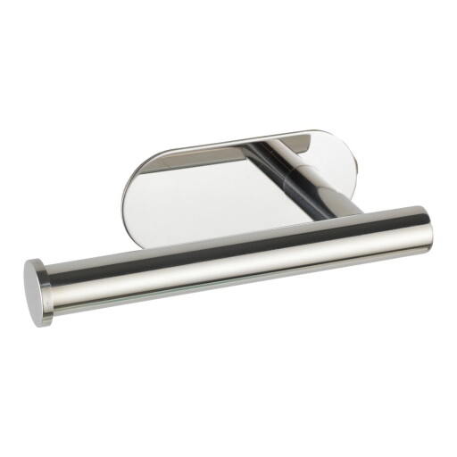 Suport oțel inoxidabil pentru hârtie igienică fără sistem de prindere cu șurub Wenko Turbo-Loc® Orea Shine