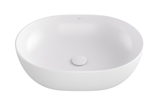 Lavoar tip bol Besco Moya Cera-Line 48.5x35cm  fara orificiu baterie  fara preaplin  alb