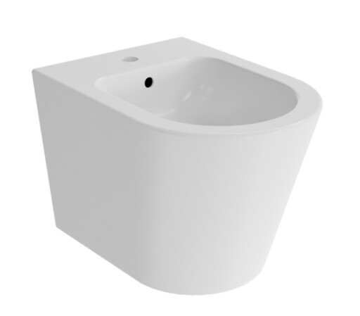 Bideu suspendat Besco Laax alb