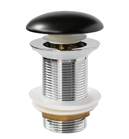 Ventil click-clack pentru lavoar Besco  negru mat