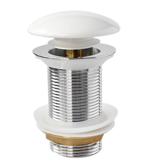 Ventil click-clack pentru lavoar Besco  alb