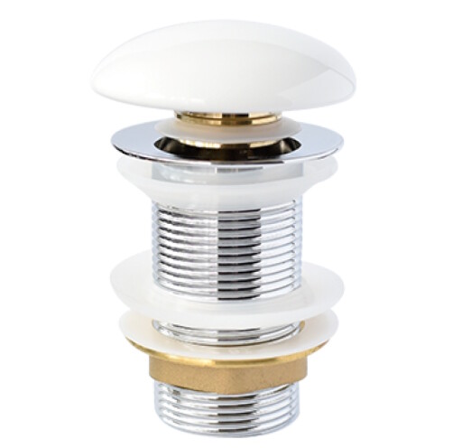 Ventil click-clack pentru lavoar Besco C-L alb