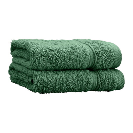 Prosoape verde-închis 2 buc. din bumbac din frotir 30x30 cm Zero Twist – Catherine Lansfield