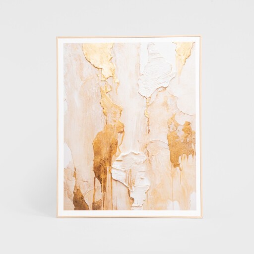 Tablou decorativ cu model abstract Zefir, Homla, 40x50 cm, lemn, multicolor