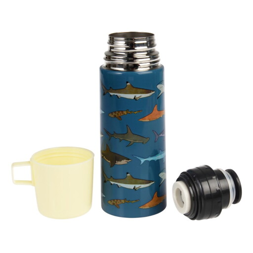 Termos albastru pentru copii 350 ml Sharks – Rex London