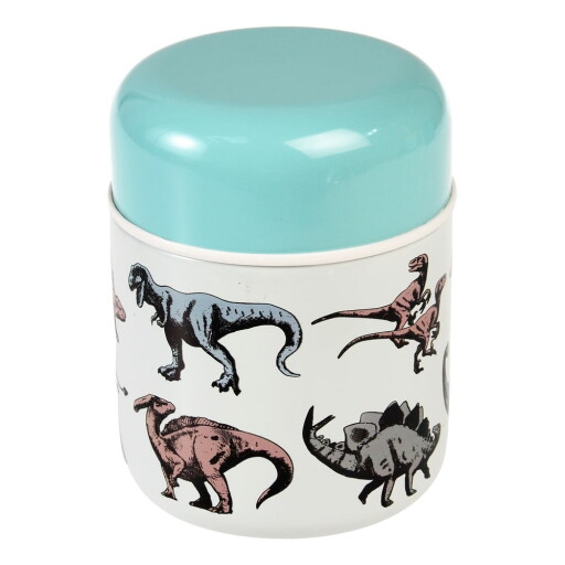 Termos albastru-crem pentru mâncare, pentru copii 280 ml Prehistoric Land – Rex London
