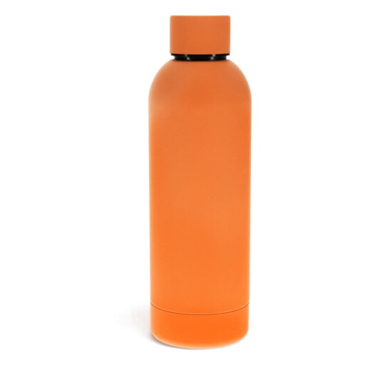 Sticlă portocalie de călătorie din oțel inoxidabil 500 ml – Rex London