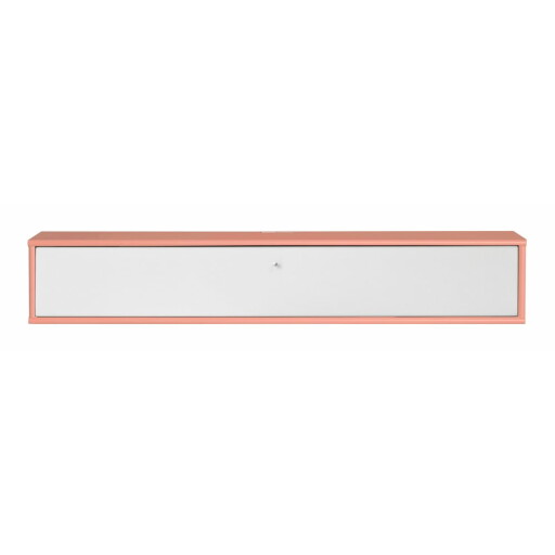 Comodă TV albă/roz 133x22x32,5 cm Mistral – Hammel Furniture