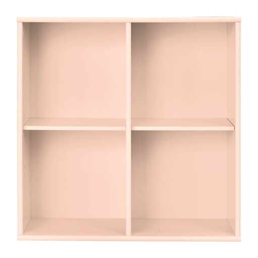 Bibliotecă roz-deschis suspendată 70x70x27 cm Mistral – Hammel Furniture