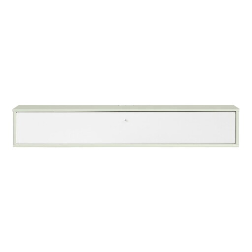 Comodă TV albă/verde-mentă 133x22x32,5 cm Mistral – Hammel Furniture