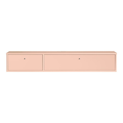 Comodă TV roz-deschis 136x22x32,5 cm Mistral – Hammel Furniture