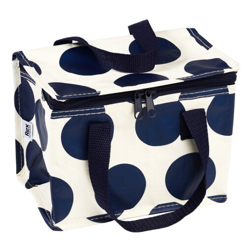Geantă termoizolantă albastră-crem Spotlight – Rex London