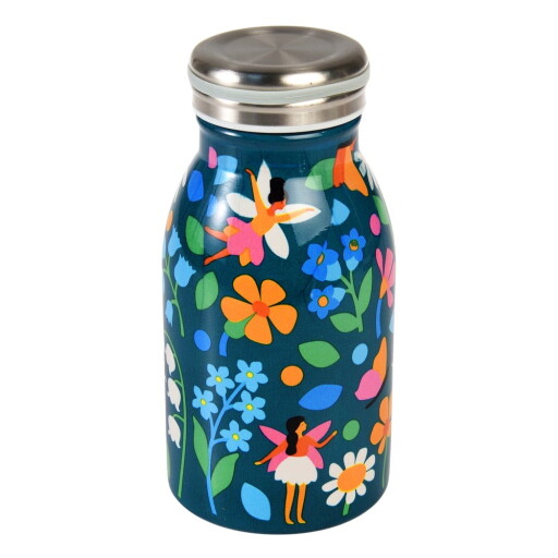 Sticlă pentru copii albastră din oțel inoxidabil 250 ml Fairies in the Garden – Rex London