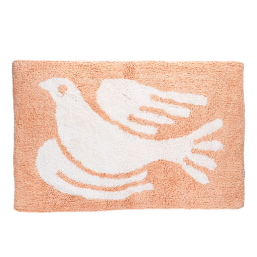 Covoraș de baie piersică 50x80 cm White Dove – Rex London