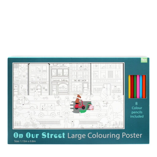 Cărți de colorat On Our Street – Rex London