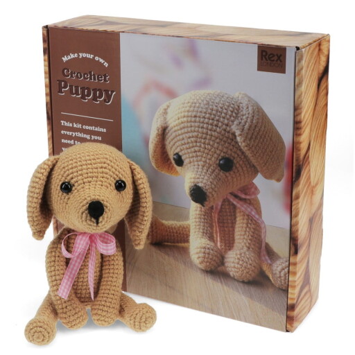 Set creativ DIY Crochet Puppy – Rex London
