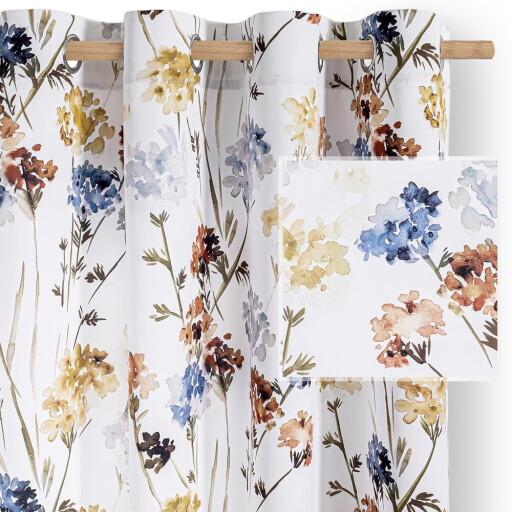 Draperie albă dimout (semi-opacă) 135x250 cm Solkone – Restilo