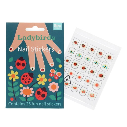 Set creativ Ladybird – Nail stickers – Rex London