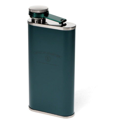 Sticlă de buzunar albastru-verde din oțel inoxidabil 250 ml Spirit of Adventure – Rex London