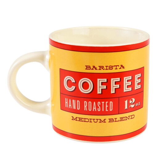 Cană roșie-crem din ceramică 350 ml Barista – Rex London