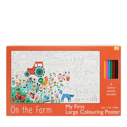 Cărți de colorat On the Farm – Rex London