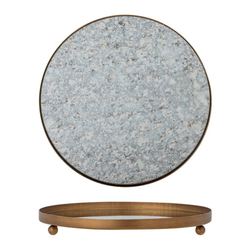 Tavă decorativă din sticlă ø 35 cm Glacier – Bloomingville