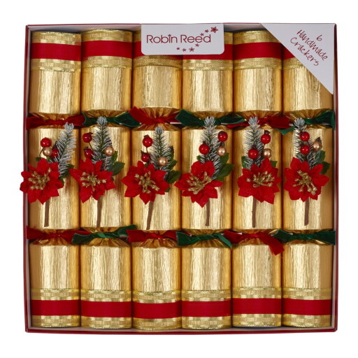 Pocnitori de Crăciun 6 buc. Poinsettia – Robin Reed