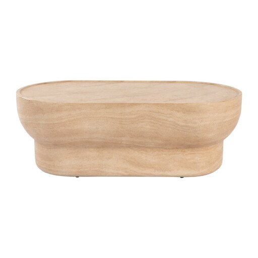 Măsuță de cafea în culoare naturală cu aspect de piatră 50x100 cm Noble – Zuiver