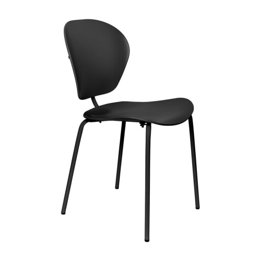 Scaun de dining negru The Ocean – Zuiver