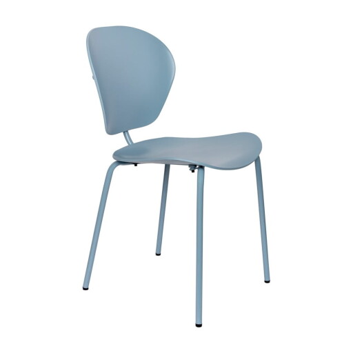 Scaun de dining albastru The Ocean – Zuiver