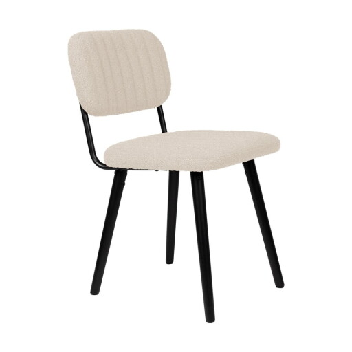 Scaun de dining crem Jake – White Label