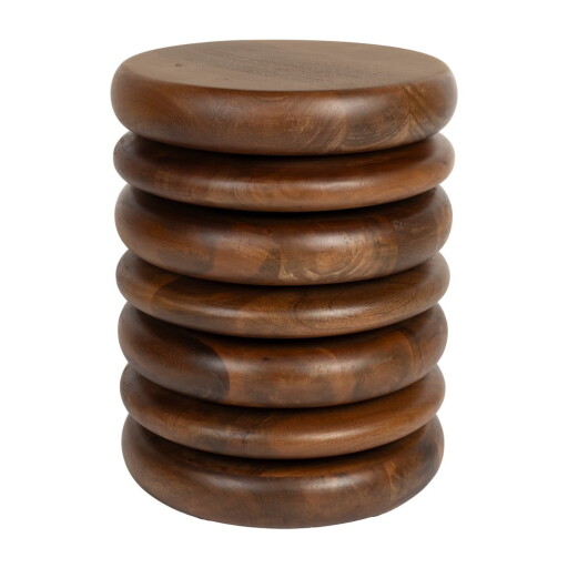 Scaun în culoare naturală închisă Disc – Zuiver