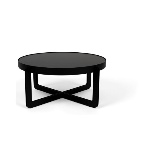 Măsuță de cafea neagră rotundă Centre – Zuiver