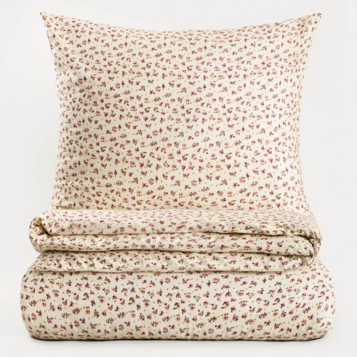 Lenjerie de pat King Size, Rosalind, Homla, 3 piese, 200x220 cm, bumbac satinat, multicolor