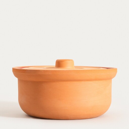 Vas de copt Tuzla, Homla, 24x12 cm, lut, maro/visiniu