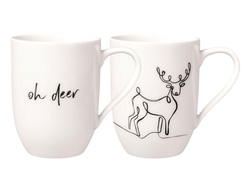 Set 2 cani Villeroy & Boch Statement Xmax Reindeer  290ml