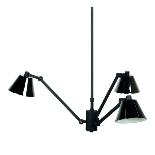 Lustră negru-lucios Lub – Zuiver