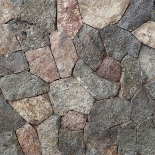 Travertin Poligonal Rock Face Brown